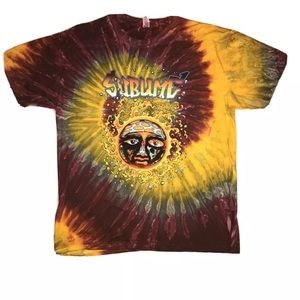 LARGE VINTAGE SUBLIME TIE DIE SHIRT BOXY T SHIRT